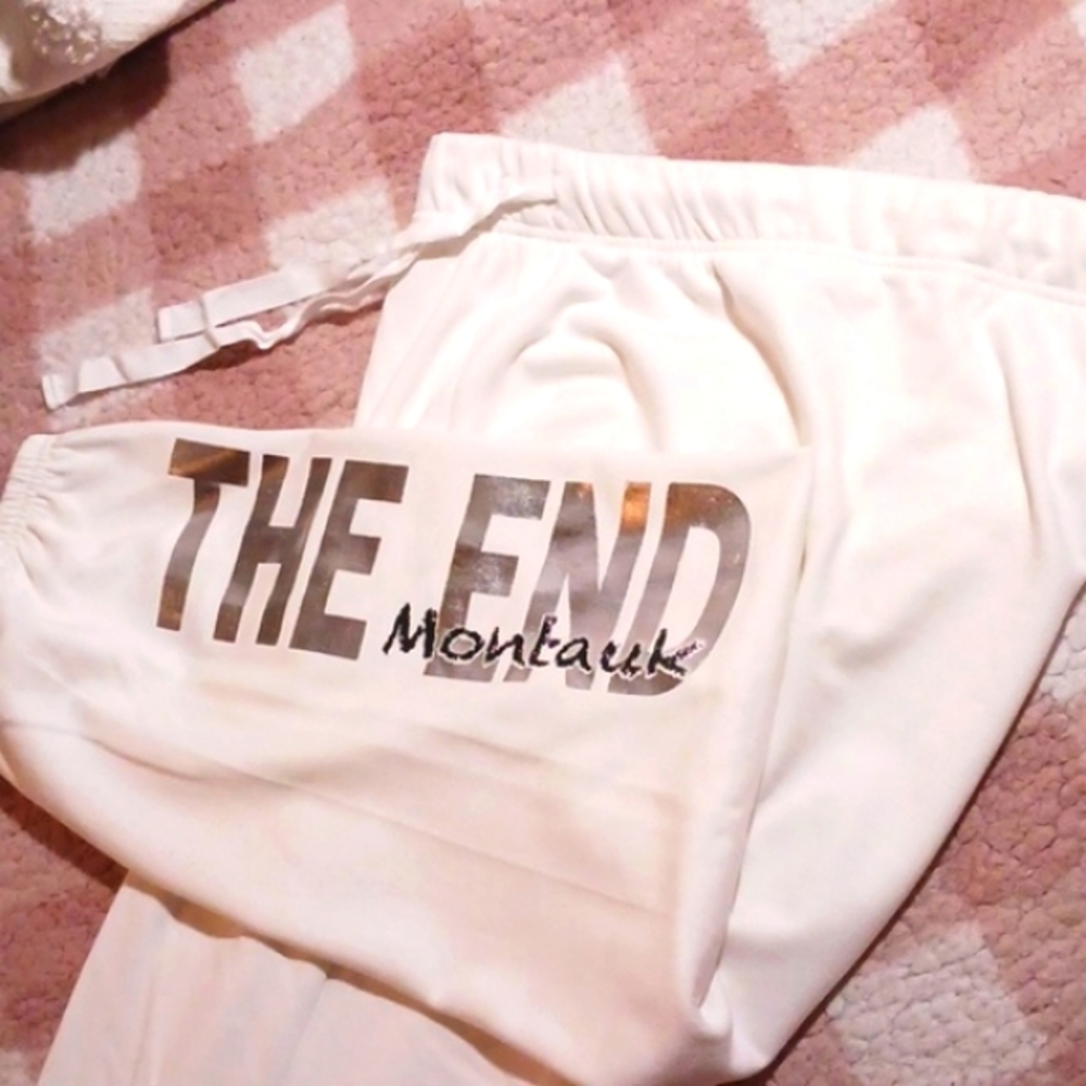 *New* Montauk THE END Capri Sweat Pants  L